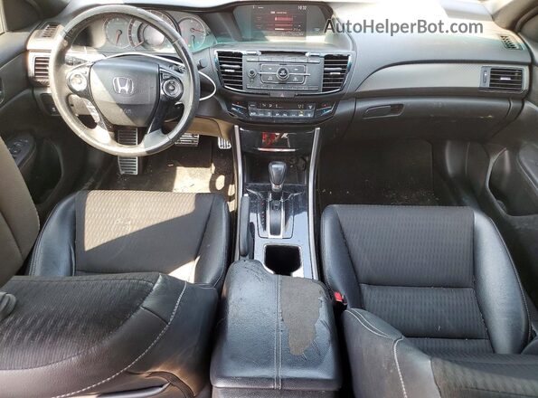 1HGCR2F58GA015482 2016 HONDA ACCORD Black Առջևի վահանակի տեսք