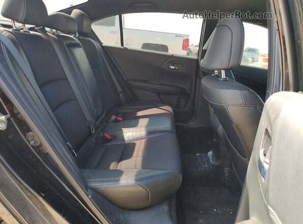 1HGCR2F58GA015482 2016 HONDA ACCORD Black Հետևի նստատեղերի տեսք