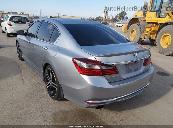 1HGCR2F58GA053214 2016 HONDA ACCORD Серебряный Задняя левая четверть