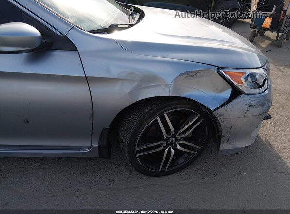 1HGCR2F58GA053214 2016 HONDA ACCORD Серебряный Вид спереди