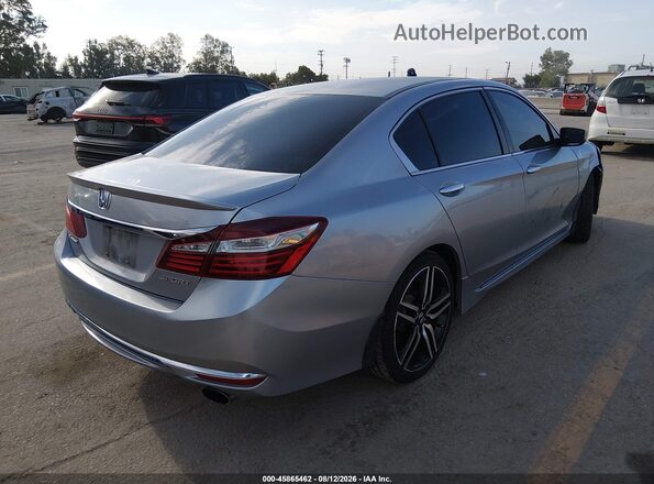 1HGCR2F58GA053214 2016 HONDA ACCORD Серебряный Задняя правая четверть