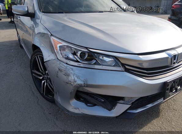 1HGCR2F58GA053214 2016 HONDA ACCORD Серебряный Вид задней части салона