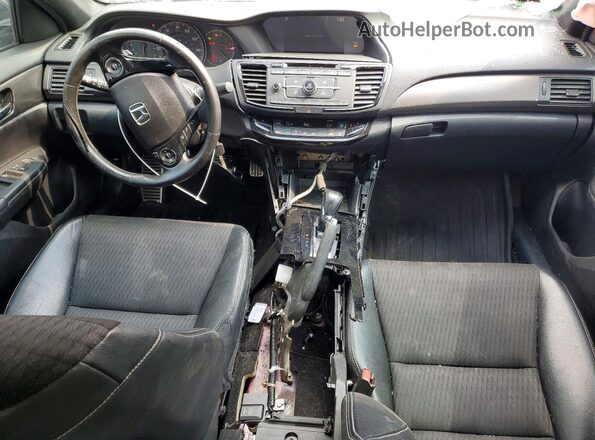 1HGCR2F58GA137047 2016 HONDA ACCORD Красный Вид панели приборов