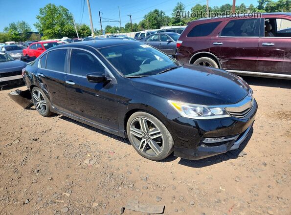 1HGCR2F58GA191495 2016 HONDA ACCORD Black Առջևի աջ