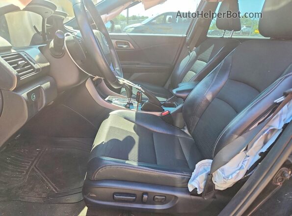 1HGCR2F58GA191495 2016 HONDA ACCORD Black Սալոնի դիմացի տեսք