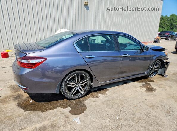 1HGCR2F58HA030811 2017 HONDA ACCORD Серый Задняя правая четверть