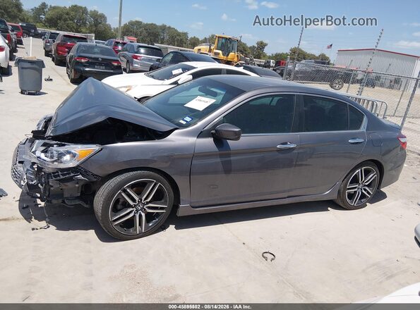 1HGCR2F58HA053604 2017 HONDA ACCORD Blue Rear interior view