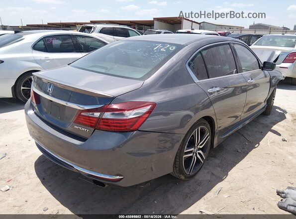 1HGCR2F58HA053604 2017 HONDA ACCORD Blue Rear right