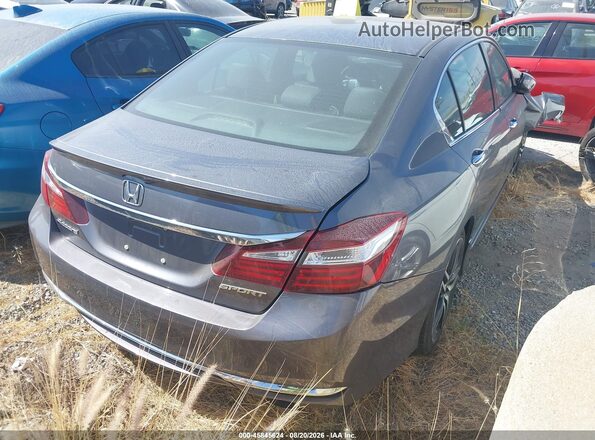 1HGCR2F58HA099658 2017 HONDA ACCORD Gray Tył prawy