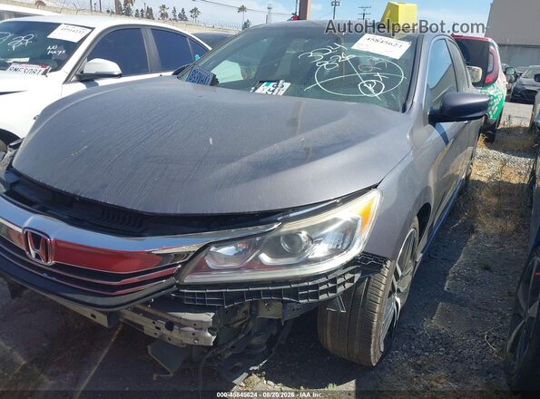 1HGCR2F58HA099658 2017 HONDA ACCORD Gray Widok wnętrza z tyłu