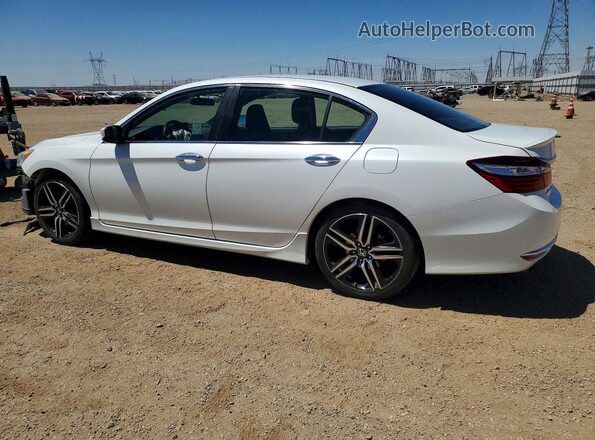 1HGCR2F58HA244102 2017 HONDA ACCORD White Задня ліва чверть