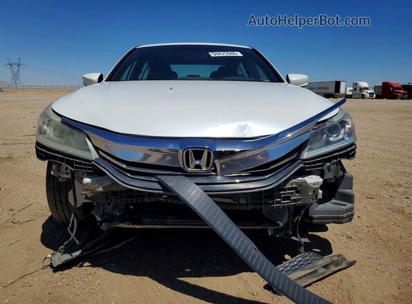1HGCR2F58HA244102 2017 HONDA ACCORD White Вид спереду