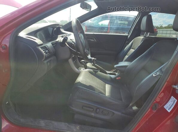 1HGCR2F58HA811960 2017 HONDA ACCORD Red Սալոնի դիմացի տեսք