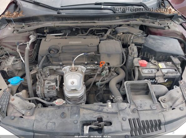 1HGCR2F59GA077389 2016 HONDA ACCORD Темно-бордовый Вид сзади