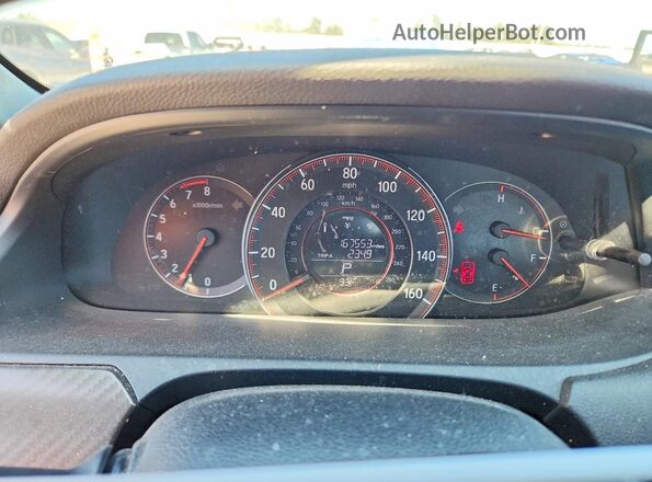 1HGCR2F59GA085878 2016 HONDA ACCORD White Vista del cuadro de instrumentos