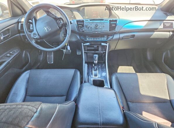 1HGCR2F59GA124291 2016 HONDA ACCORD Серебряный Вид панели приборов