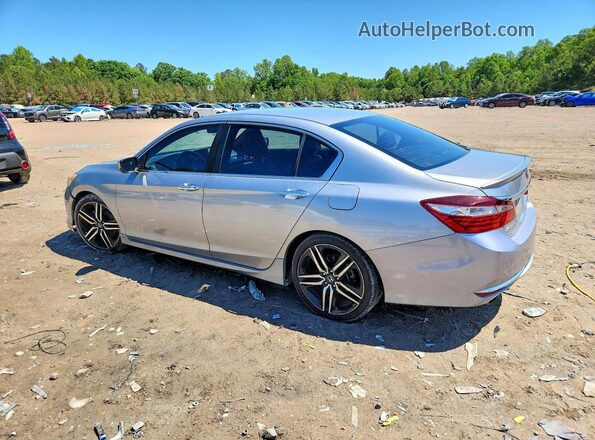 1HGCR2F59GA124291 2016 HONDA ACCORD Серебряный Задняя левая четверть