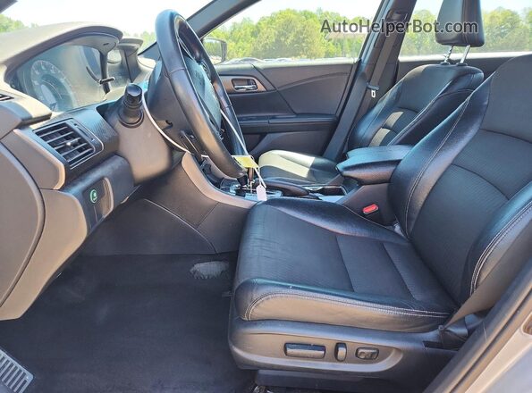 1HGCR2F59GA124291 2016 HONDA ACCORD Серебряный Вид салона спереди