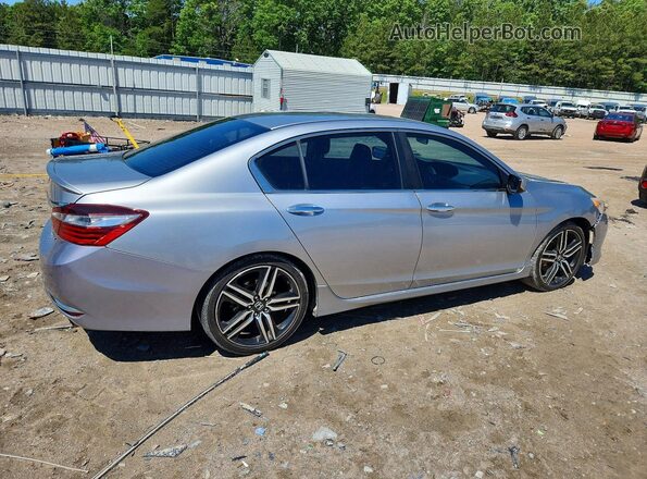 1HGCR2F59GA124291 2016 HONDA ACCORD Серебряный Задняя правая четверть