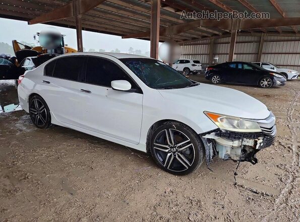 1HGCR2F59HA026833 2017 HONDA ACCORD White წინა მარჯვენა