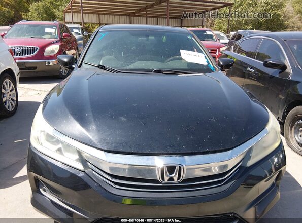 1HGCR2F59HA047133 2017 HONDA ACCORD Black Front view