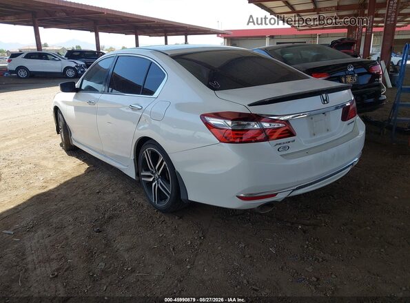 1HGCR2F59HA052283 2017 HONDA ACCORD White Հետևի ձախ