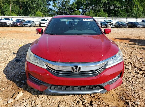 1HGCR2F59HA064367 2017 HONDA ACCORD Красный Вид спереди