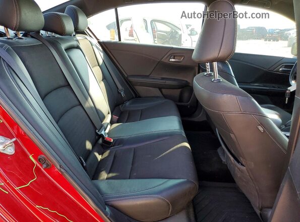 1HGCR2F59HA064367 2017 HONDA ACCORD Красный Вид задних сидений