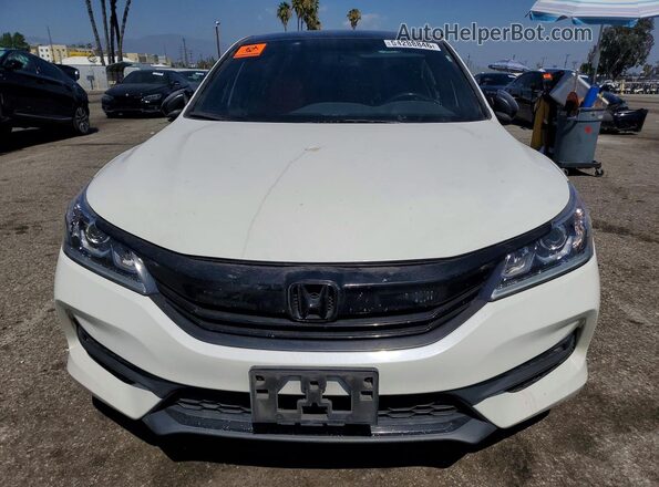 1HGCR2F59HA081900 2017 HONDA ACCORD Белый Вид спереди