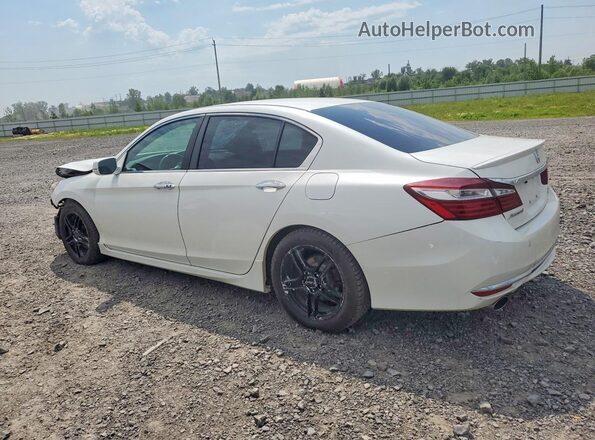 1HGCR2F59HA809795 2017 HONDA ACCORD Белый Задняя левая четверть