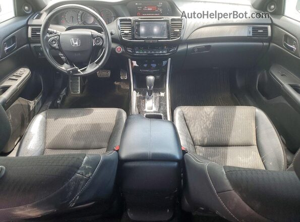 1HGCR2F59HA809795 2017 HONDA ACCORD Белый Вид панели приборов