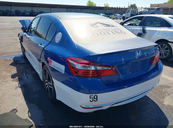 1HGCR2F5XGA176495 2016 HONDA ACCORD White Trasero izquierdo