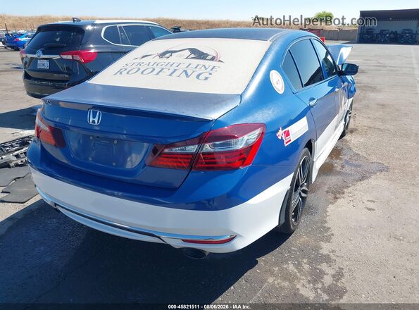 1HGCR2F5XGA176495 2016 HONDA ACCORD White Trasero derecho