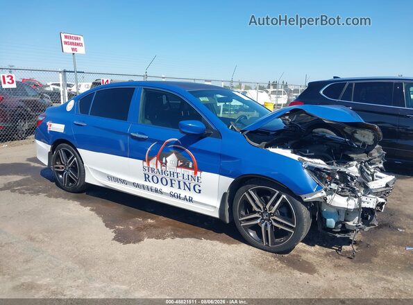 1HGCR2F5XGA176495 2016 HONDA ACCORD White Vista interior trasera