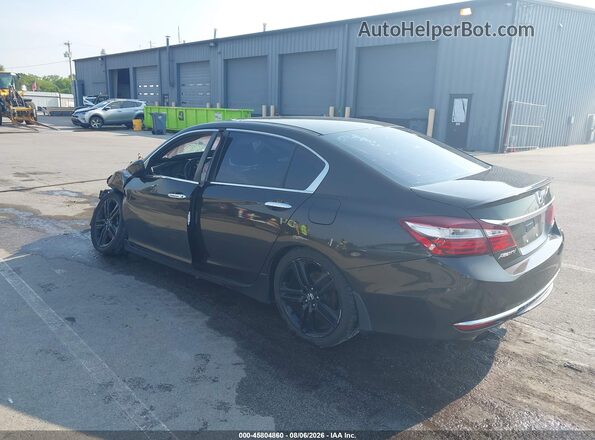 1HGCR2F5XGA177937 2016 HONDA ACCORD Brown Հետևի ձախ