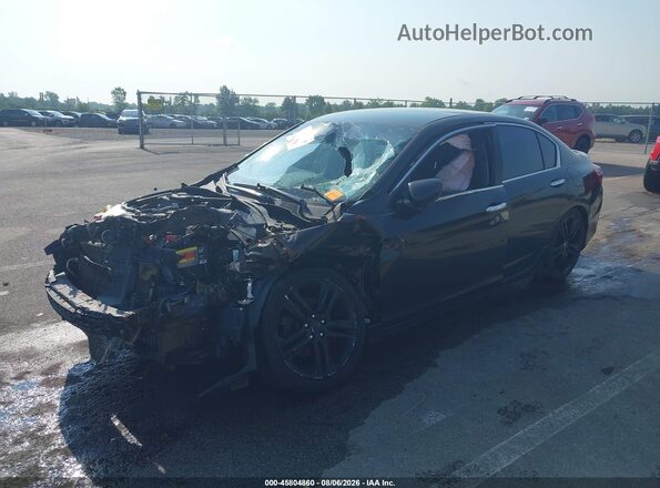1HGCR2F5XGA177937 2016 HONDA ACCORD Brown Առջևի ձախ երեք քառորդ տեսարան