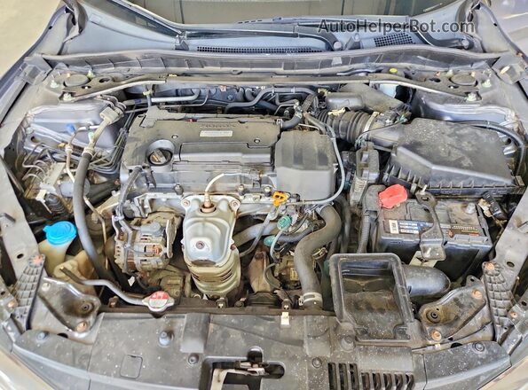 1HGCR2F5XHA104066 2017 HONDA ACCORD Серый Вид задней части салона