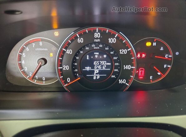 1HGCR2F5XHA104066 2017 HONDA ACCORD Серый Вид щитка приборов