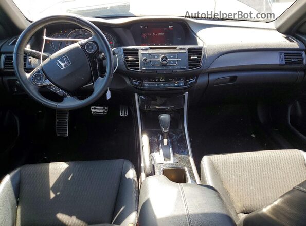 1HGCR2F5XHA128335 2017 HONDA ACCORD Blue Առջևի վահանակի տեսք