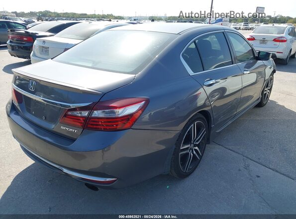 1HGCR2F5XHA233313 2017 HONDA ACCORD Gray Tył prawy