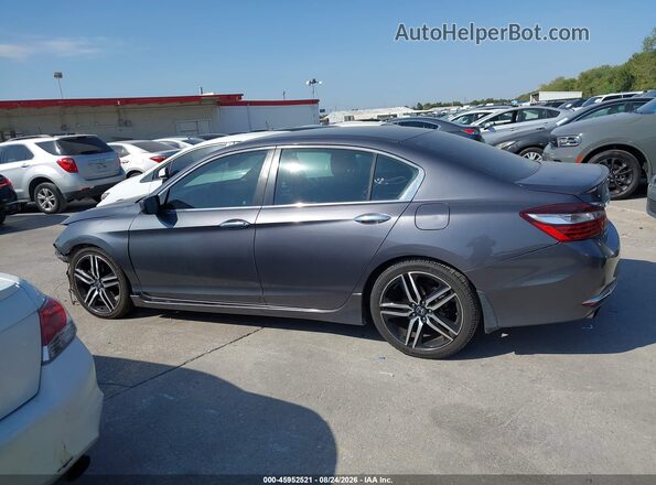 1HGCR2F5XHA233313 2017 HONDA ACCORD Gray Widok wnętrza 360 stopni