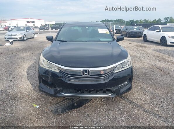 1HGCR2F5XHA259572 2017 HONDA ACCORD Black Вид щитка приладів
