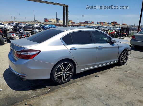 1HGCR2F5XHA281734 2017 HONDA ACCORD Silver Trasero derecho