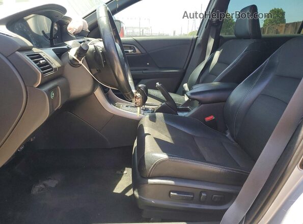 1HGCR2F5XHA281734 2017 HONDA ACCORD Silver Vista interior delantera