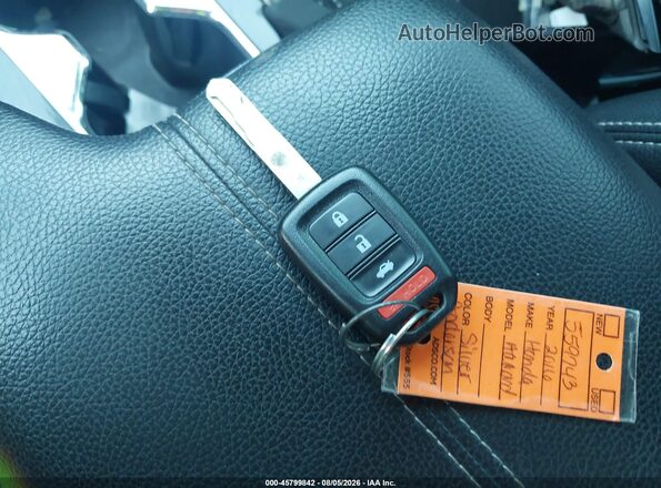 1HGCR2F60GA024699 2016 HONDA ACCORD Silver Vista del salpicadero