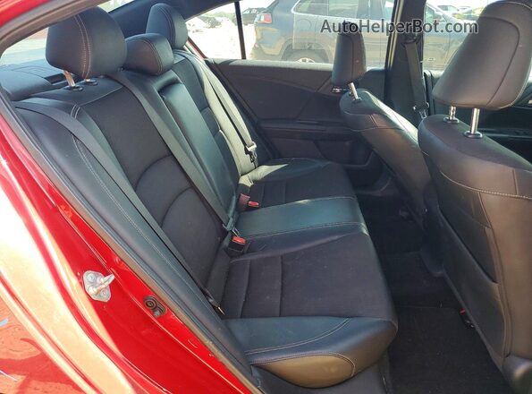 1HGCR2F61HA065425 2017 HONDA ACCORD Красный Вид задних сидений