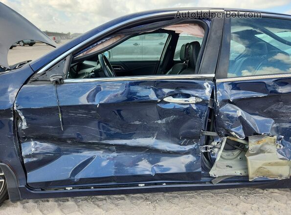 1HGCR2F62HA027699 2017 HONDA ACCORD Blue Front interior view