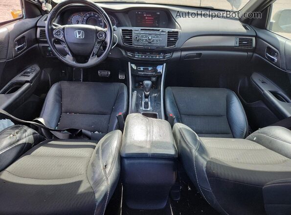 1HGCR2F62HA027699 2017 HONDA ACCORD Blue Dashboard view