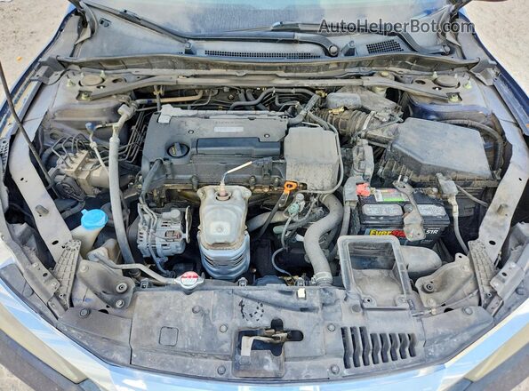 1HGCR2F62HA027699 2017 HONDA ACCORD Blue Rear interior view