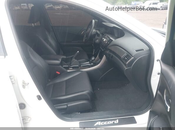 1HGCR2F65GA199157 2016 HONDA ACCORD White წინა სალონის ხედი